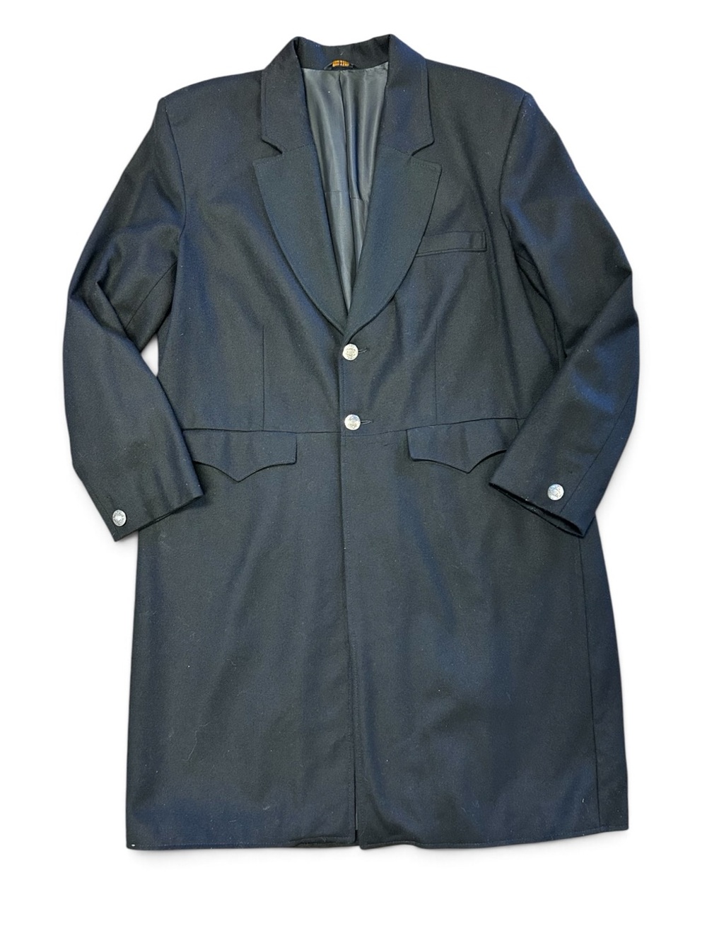 Men's Black Pioneer Wear Western Overcoat